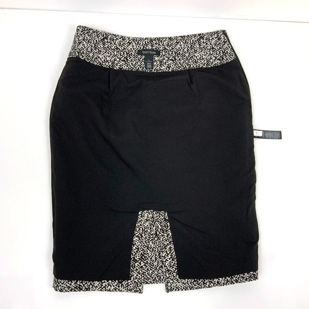White House Black Market Tweed Pencil Career Office Skirt Size 8 - Picture 14 of 16